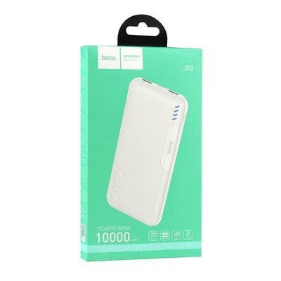 Універсальна Мобільна Батарея Hoco J82 Easylink 10000 mAh Колір Білий 26570_1978113 фото